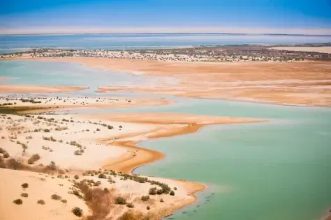 Wadi El Rayan waterfalls Fayoum — Egypt's only natural waterfalls